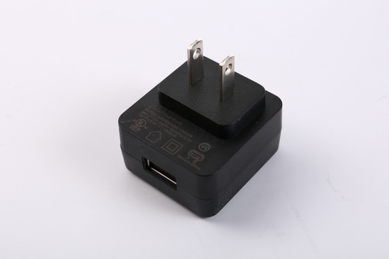 رنگ مشکی 6W 5V 1A PD آداپتور برق USB 5V 1.2A 5V 0.5A IEC60335 IEC60065